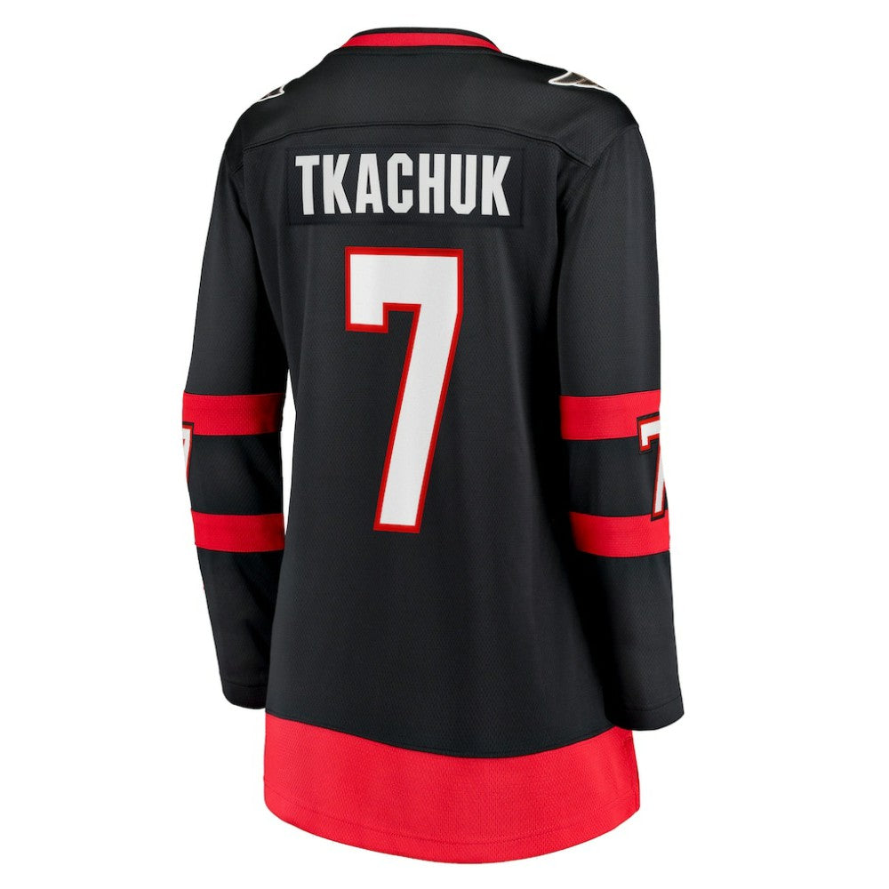 Brady Tkachuk Ottawa Senators Fanatics Women's Home Breakaway Jersey - Black | US 4186620