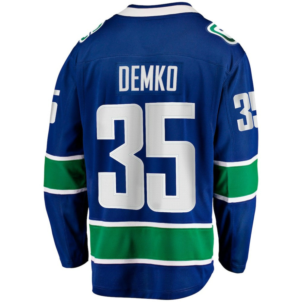 Thatcher Demko Vancouver Canucks Fanatics Home Breakaway Jersey - Blue | US 4187823