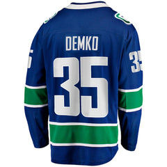 Thatcher Demko Vancouver Canucks Fanatics Home Breakaway Jersey - Blue | US 4187823