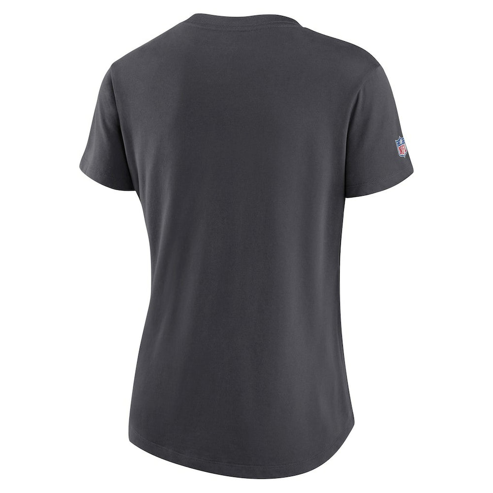Jacksonville Jaguars Women's NFL Crucial Catch Performance T-Shirt - Anthracite T-shirts