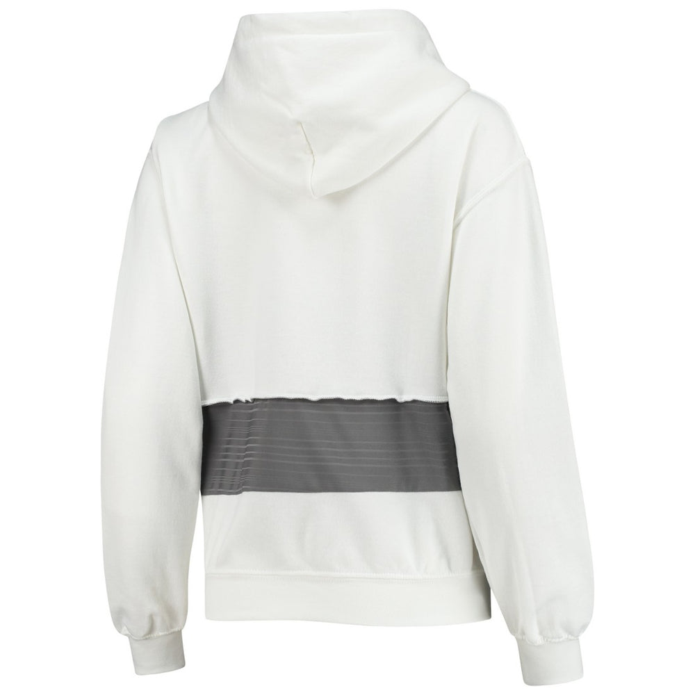 Tennessee Titans Refried Apparel Women's Sustainable Crop Dolman Pullover Hoodie - White Hoodies