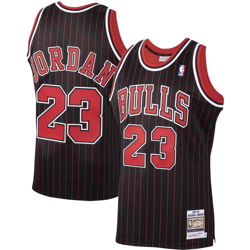 Michael Jordan Chicago Bulls 1995/96 Hardwood Classics Authentic Jersey Black - Mitchell & Ness