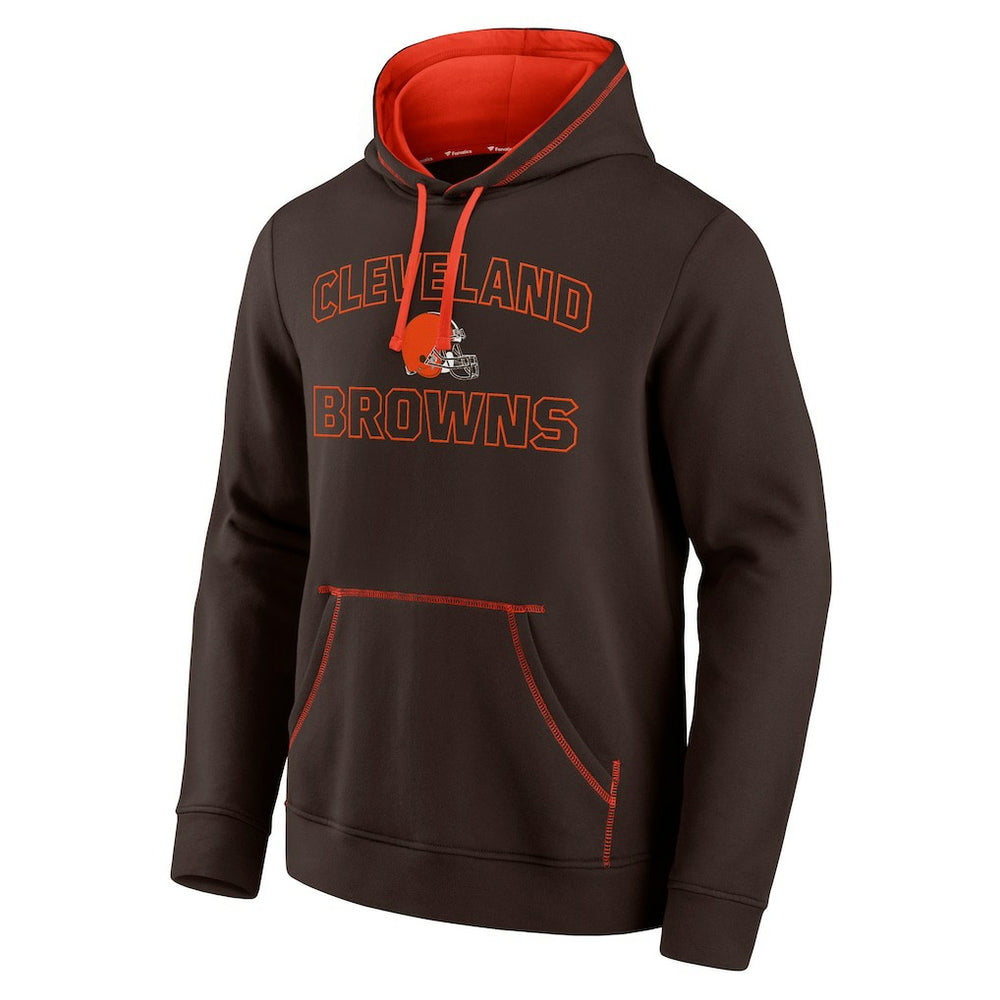 Cleveland Browns Tiebreaker Pullover Hoodie - Brown Hoodies