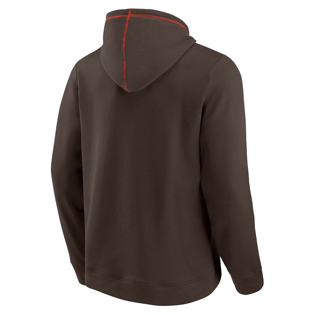 Cleveland Browns Tiebreaker Pullover Hoodie - Brown Hoodies