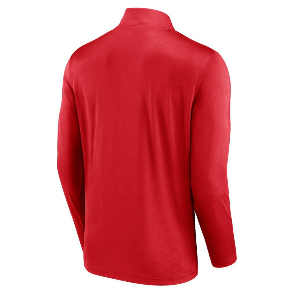 Washington Nationals Fanatics Underdog Mindset Quarter-Zip Top - Red Tops