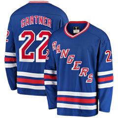 Mike Gartner New York Rangers Fanatics Premier Breakaway Retired Player Jersey - Blue | US 4193513