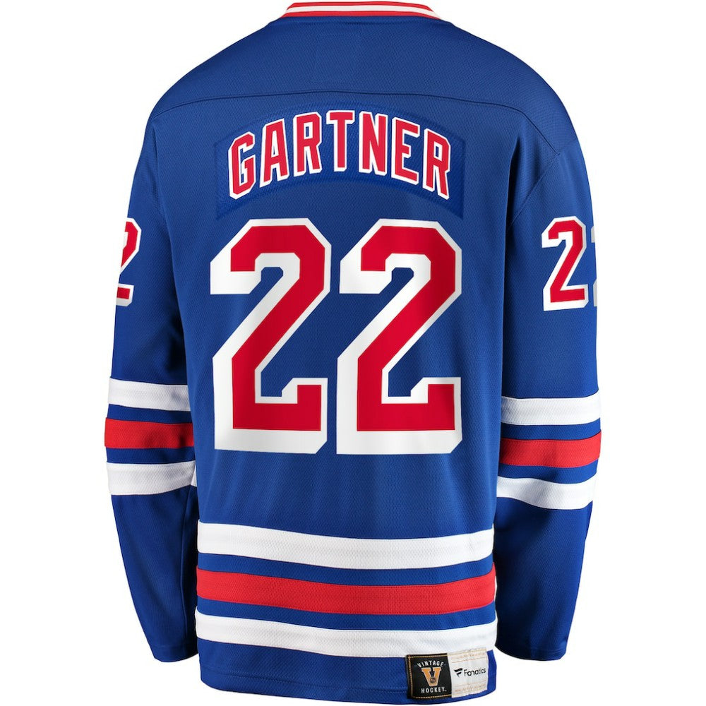Mike Gartner New York Rangers Fanatics Premier Breakaway Retired Player Jersey - Blue | US 4193513