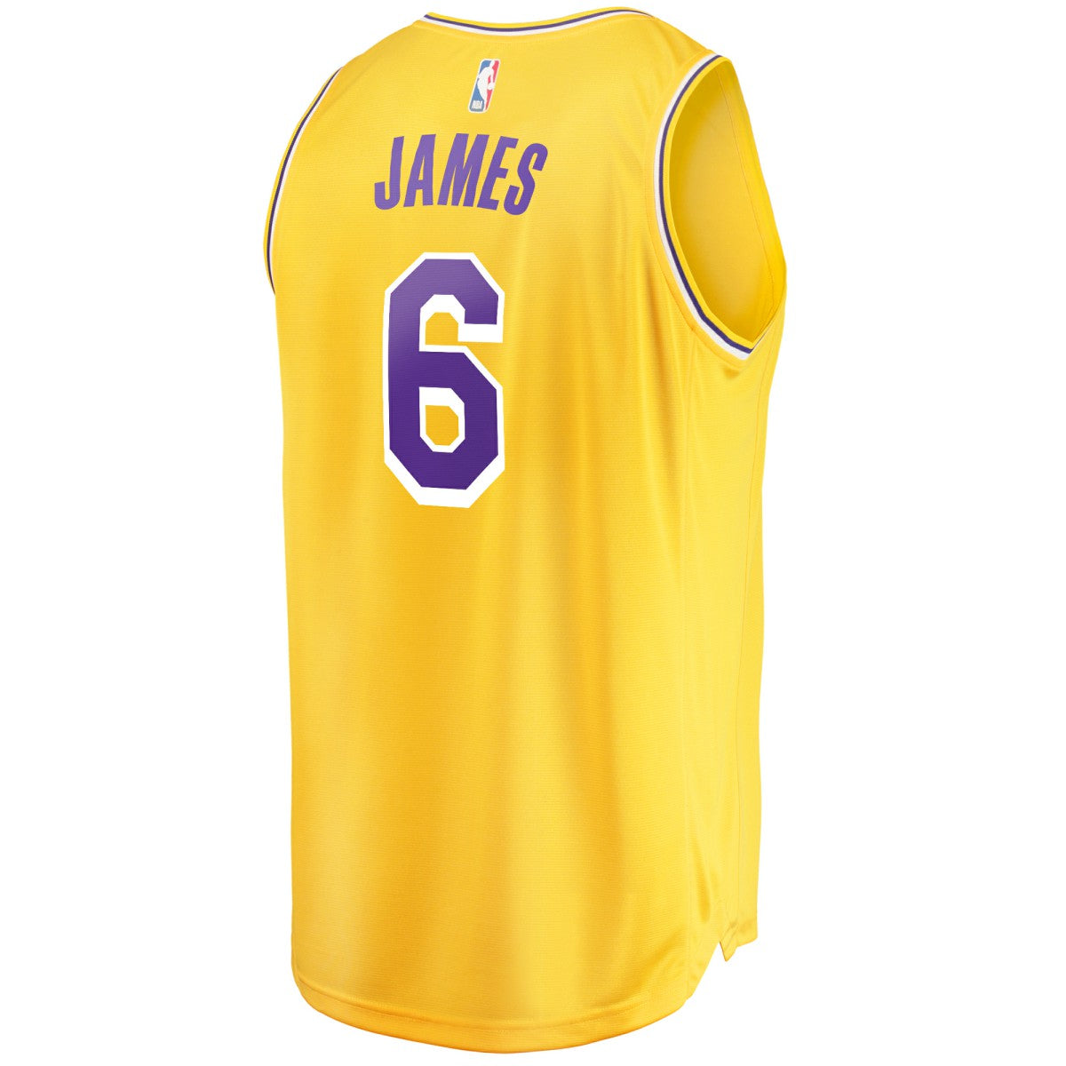 LeBron James Los Angeles Lakers #6 Fast Break Replica Player Jersey Gold Icon Edition - Fanatics