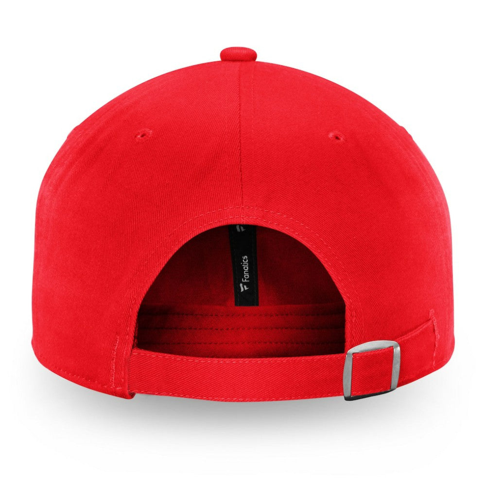 Detroit Red Wings Fanatics Core Primary Logo Adjustable Hat - Red | US 4197534