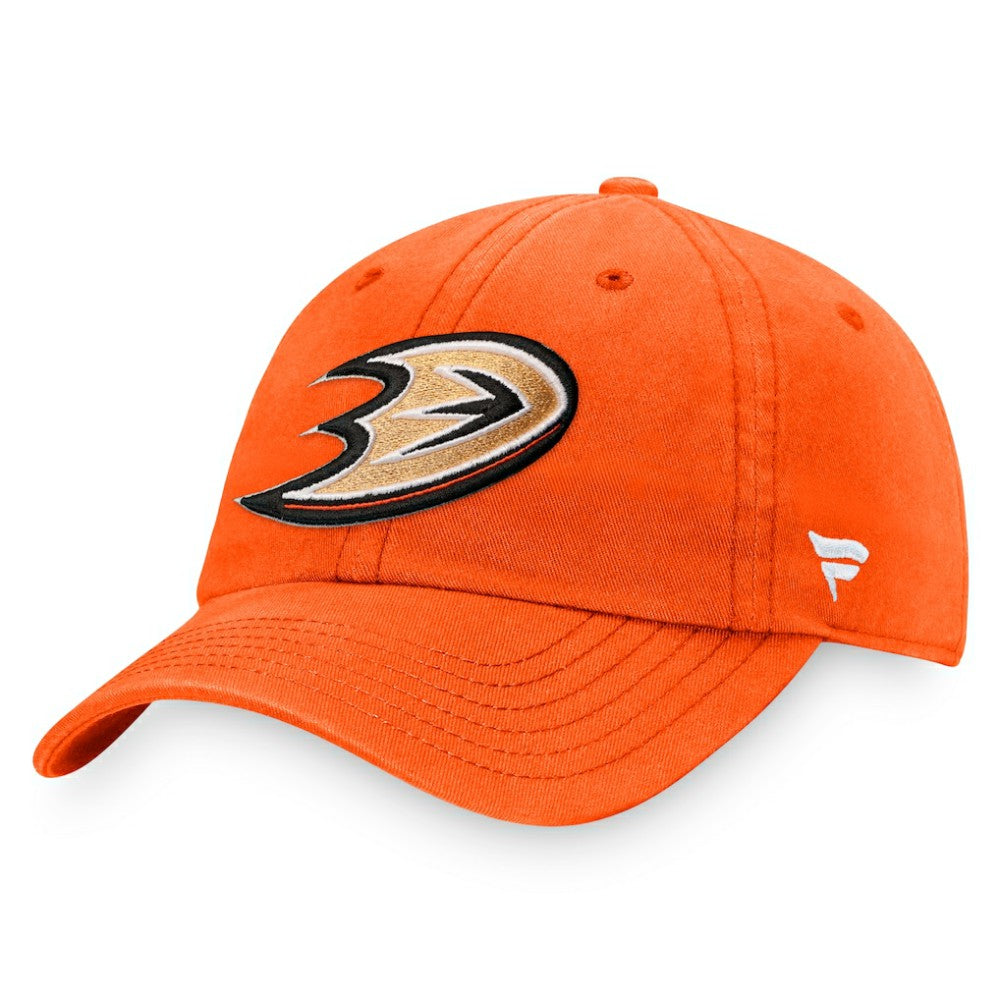 Anaheim Ducks Fanatics Core Primary Logo Adjustable Hat - Orange | US 4197599