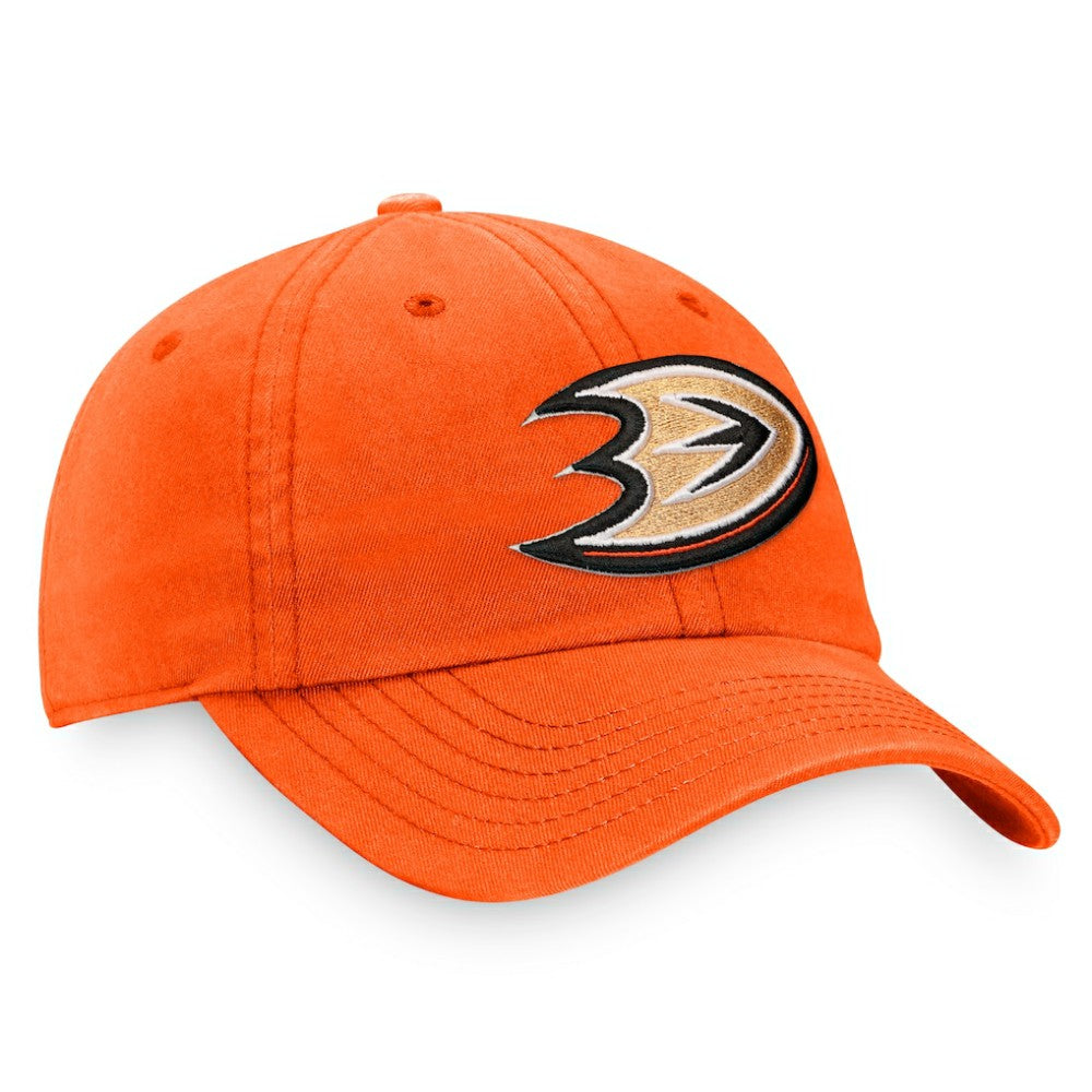 Anaheim Ducks Fanatics Core Primary Logo Adjustable Hat - Orange | US 4197599