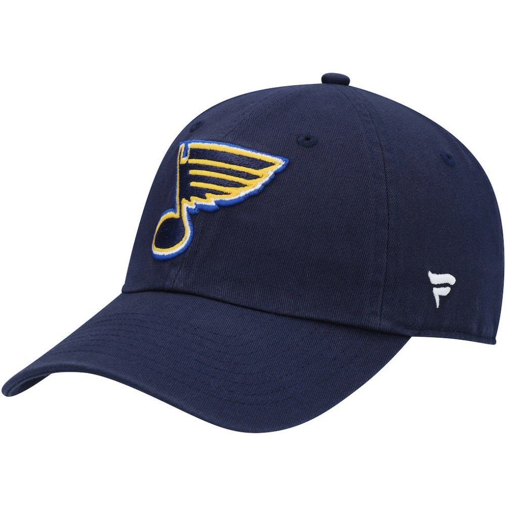 St. Louis Blues Fanatics Core Primary Logo Adjustable Hat - Navy | US 4197603