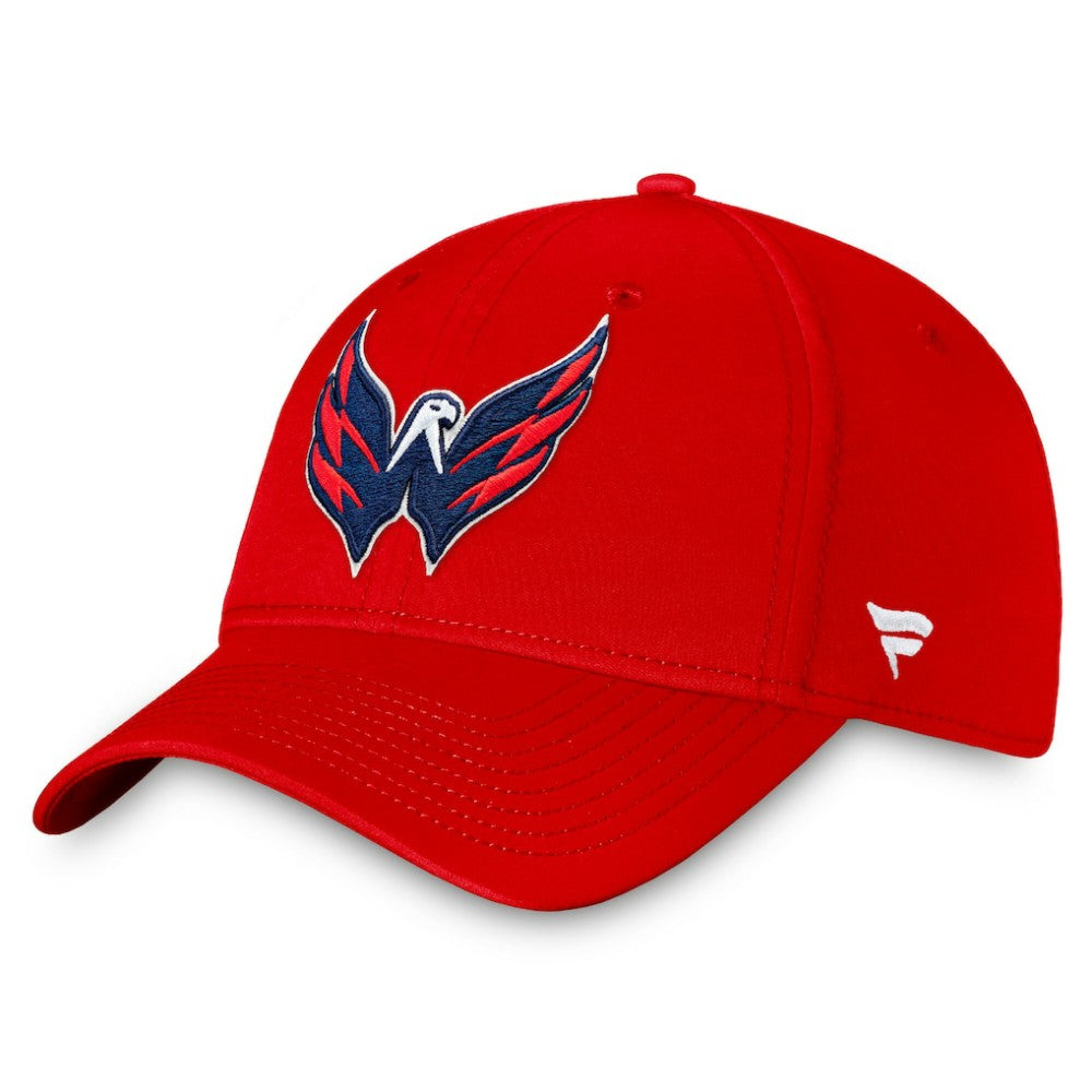 Washington Capitals Fanatics Core Primary Logo Flex Hat - Red | US 4197815
