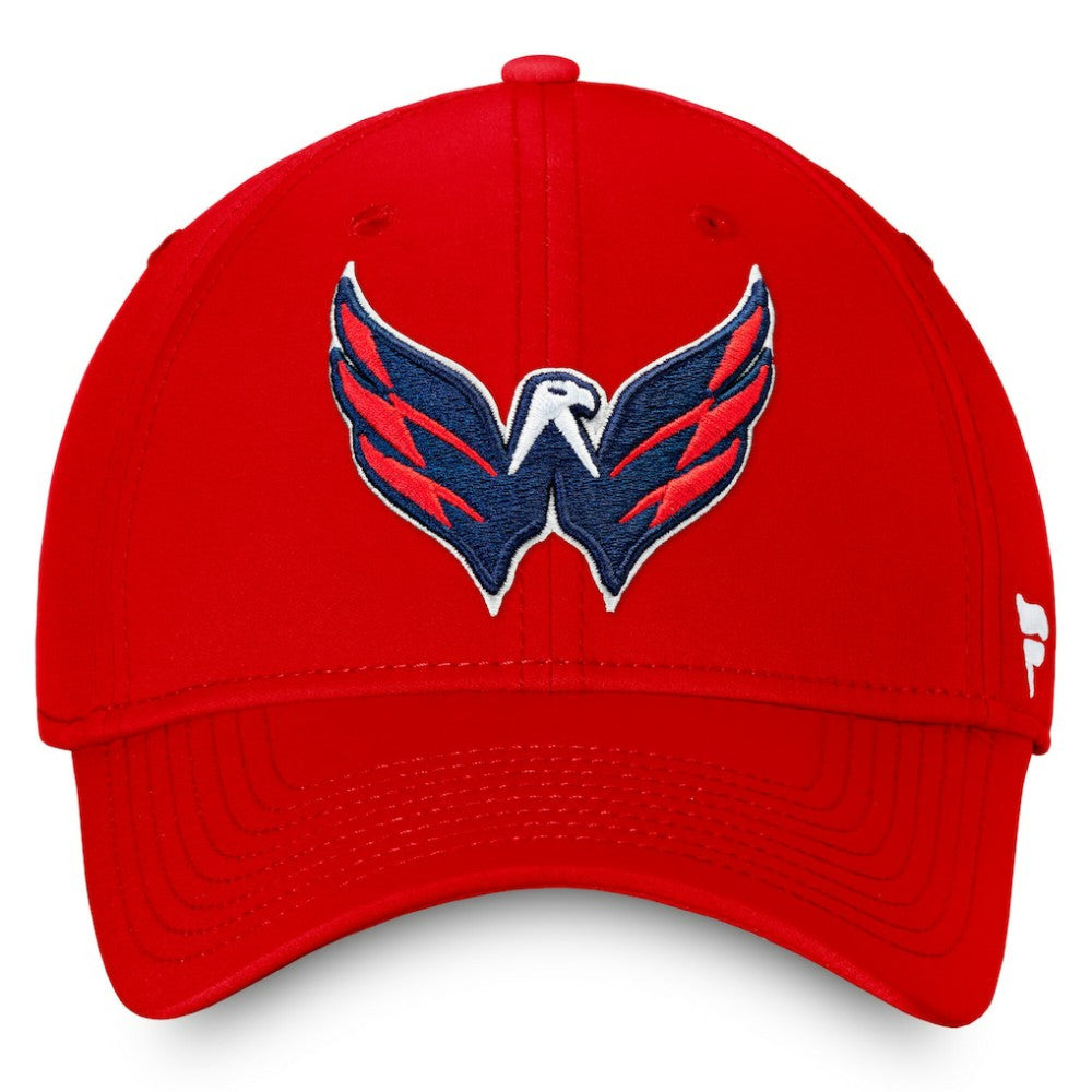Washington Capitals Fanatics Core Primary Logo Flex Hat - Red | US 4197815