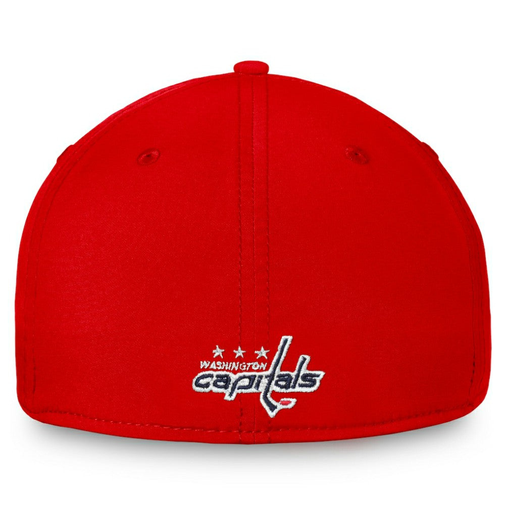 Washington Capitals Fanatics Core Primary Logo Flex Hat - Red | US 4197815