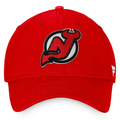 New Jersey Devils Fanatics Core Primary Logo Flex Hat - Red | US 4197818