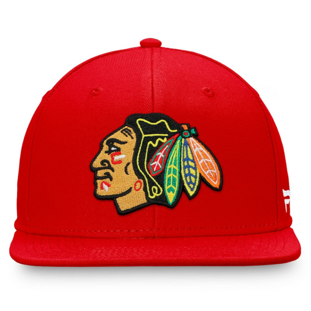 Chicago Blackhawks Fanatics Primary Logo Snapback Hat - Red | US 4197916