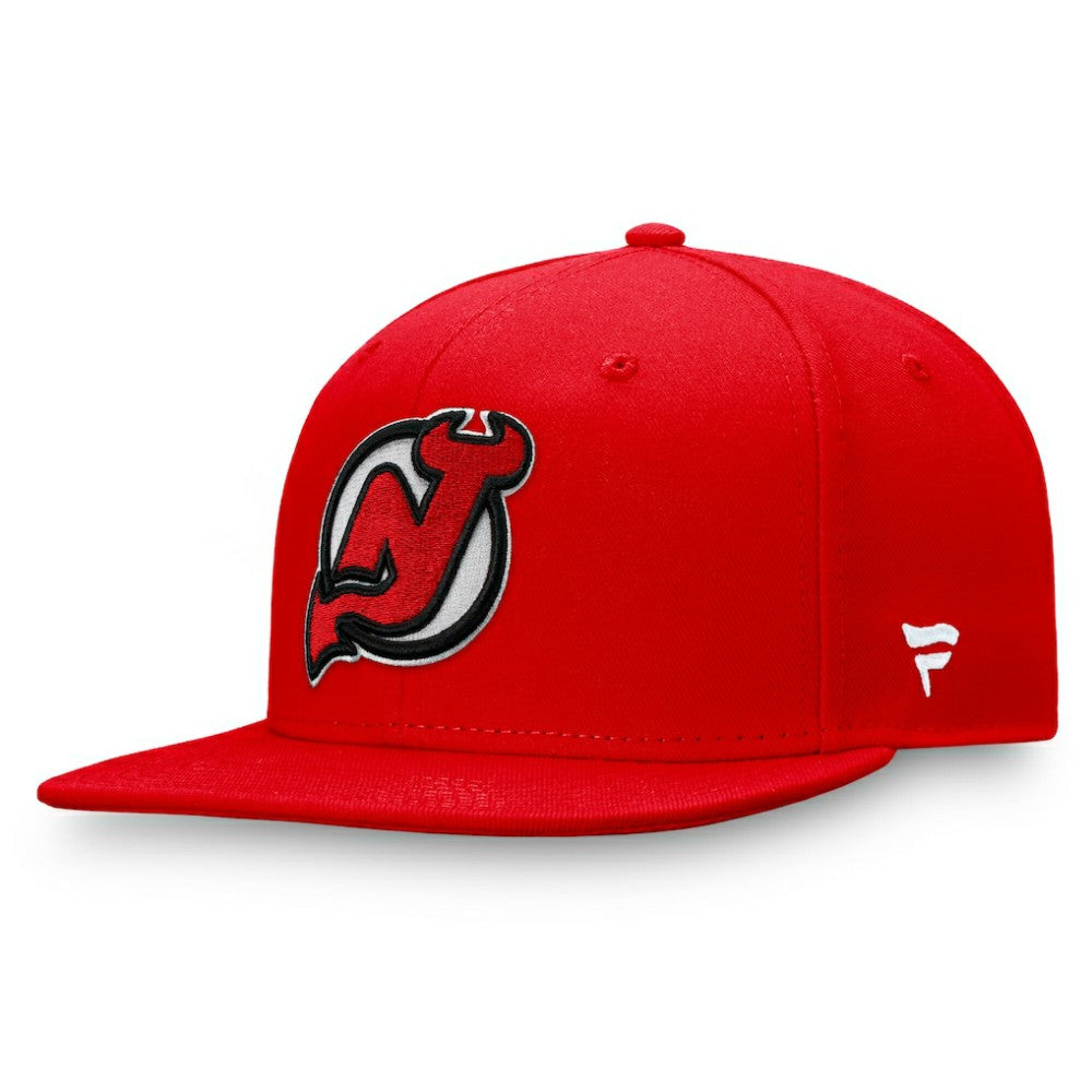 New Jersey Devils Fanatics Primary Logo Snapback Hat - Red | US 4197923