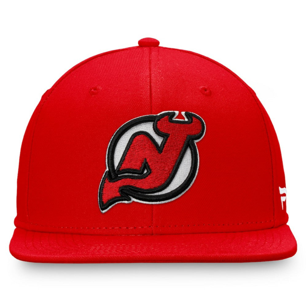 New Jersey Devils Fanatics Primary Logo Snapback Hat - Red | US 4197923