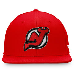 New Jersey Devils Fanatics Primary Logo Snapback Hat - Red | US 4197923