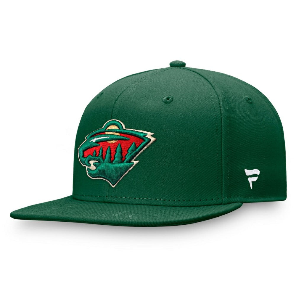 Minnesota Wild Fanatics Primary Logo Snapback Hat - Green | US 4197926