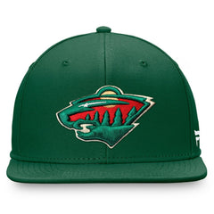 Minnesota Wild Fanatics Primary Logo Snapback Hat - Green | US 4197926