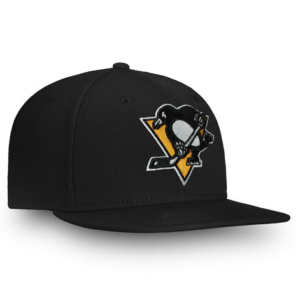 Pittsburgh Penguins Fanatics Primary Logo Snapback Hat - Black | US 4197952