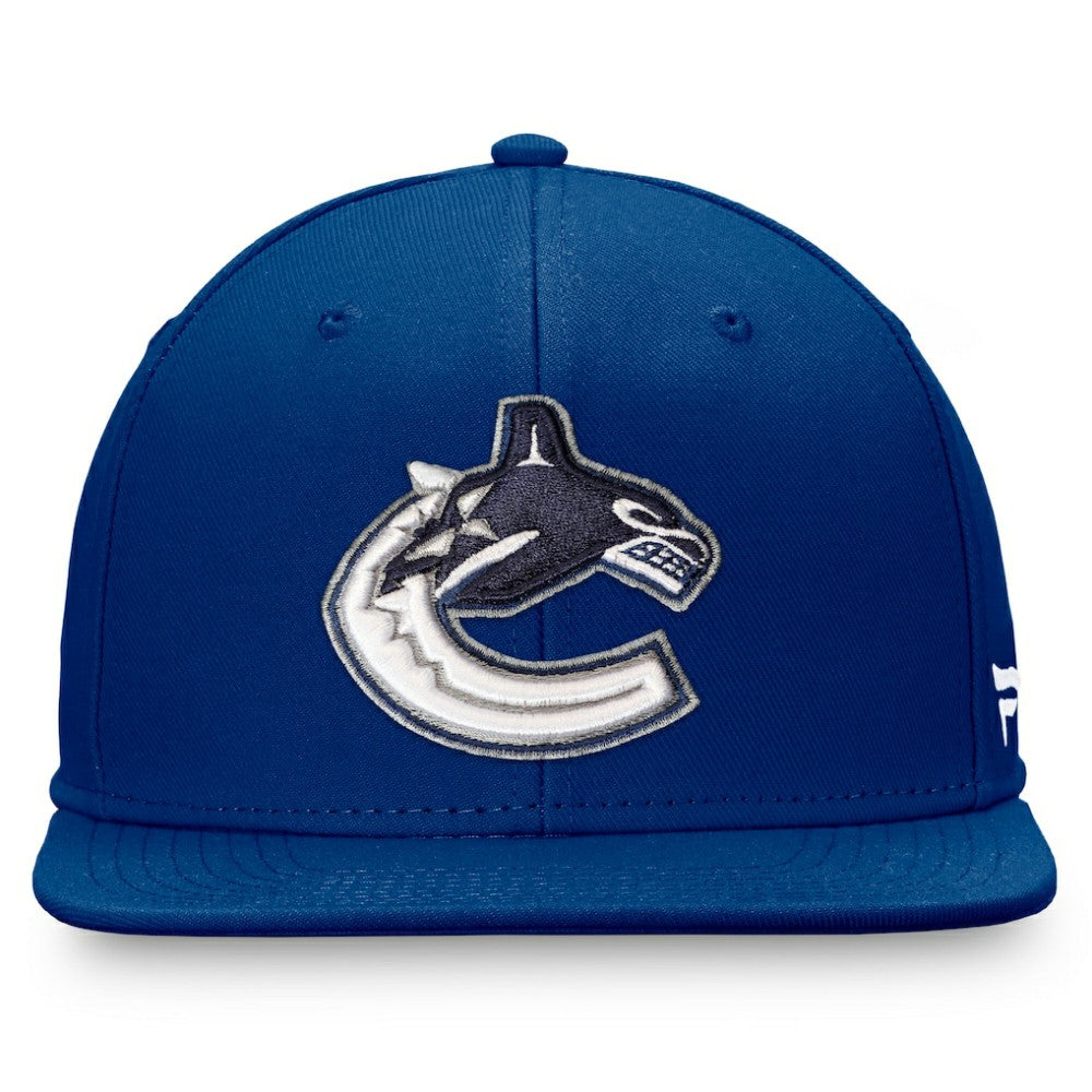 Vancouver Canucks Fanatics Primary Logo Snapback Hat - Blue | US 4198012