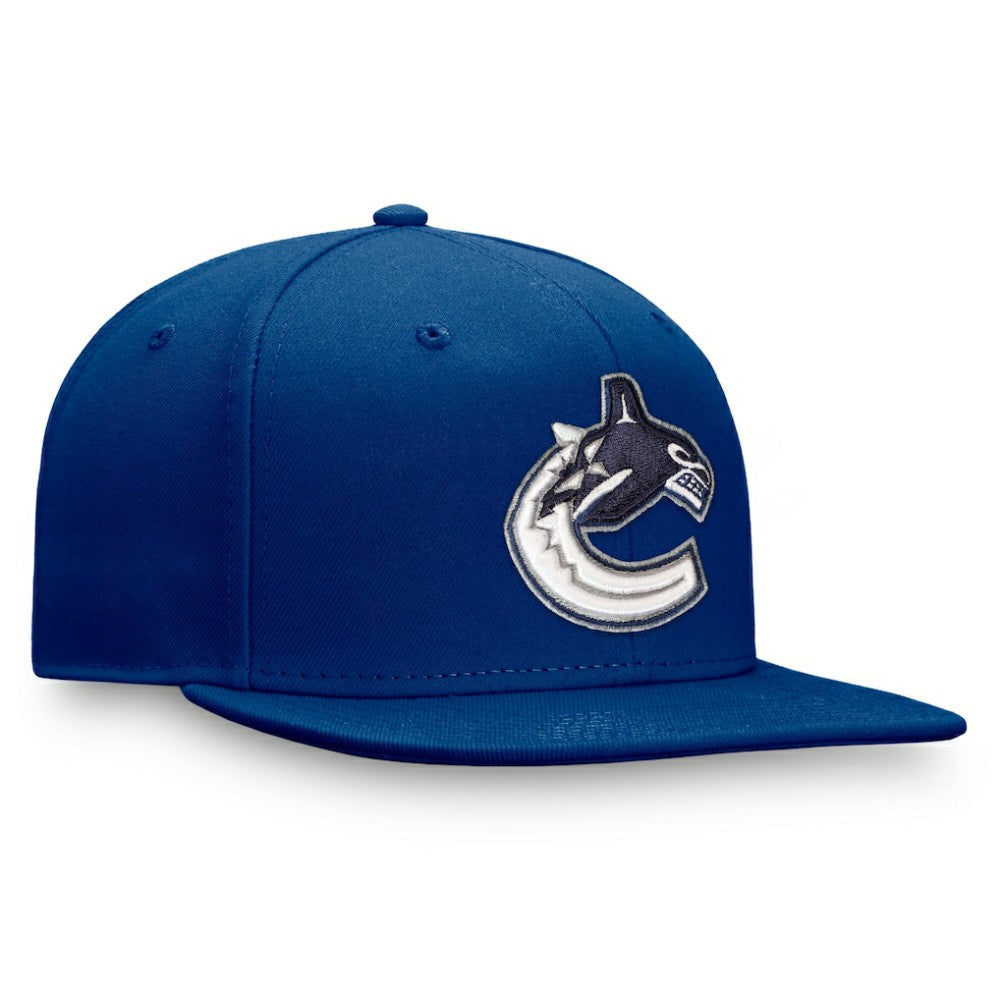 Vancouver Canucks Fanatics Primary Logo Snapback Hat - Blue | US 4198012