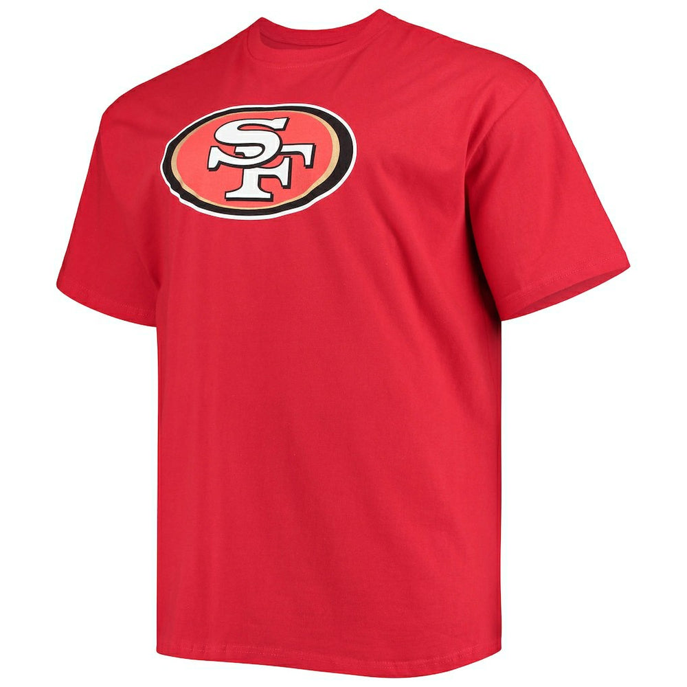 George Kittle San Francisco 49ers Big & Tall Player Name & Number T-Shirt - Scarlet T-shirts