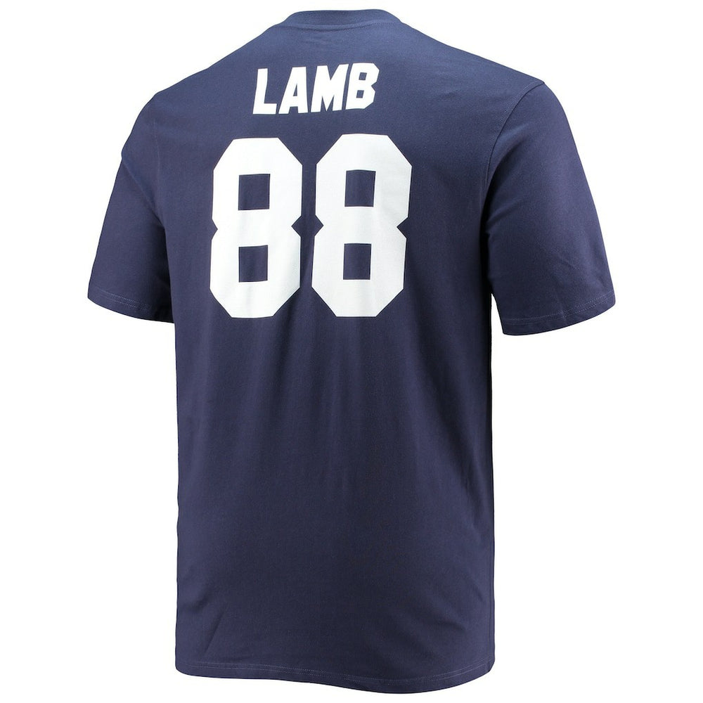 CeeDee Lamb Dallas Cowboys Big & Tall Player Name & Number T-Shirt - Navy T-shirts