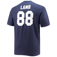 CeeDee Lamb Dallas Cowboys Big & Tall Player Name & Number T-Shirt - Navy T-shirts