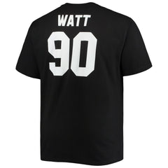 T.J. Watt Pittsburgh Steelers Big & Tall Player Name & Number T-Shirt - Black T-shirts
