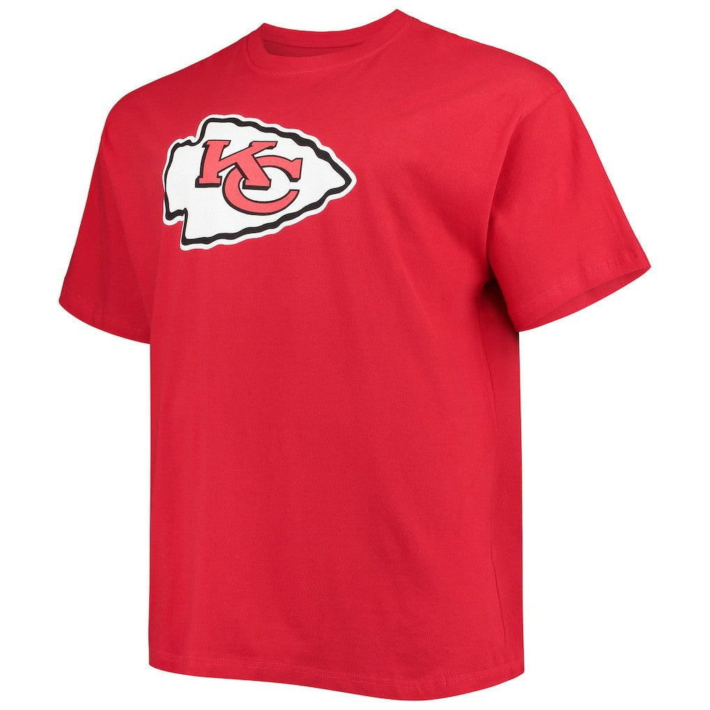 Travis Kelce Kansas City Chiefs Big & Tall Player Name & Number T-Shirt - Red T-shirts