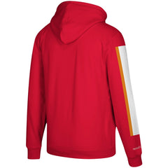 Tampa Bay Buccaneers Three Stripe Pullover Hoodie - Red Hoodies