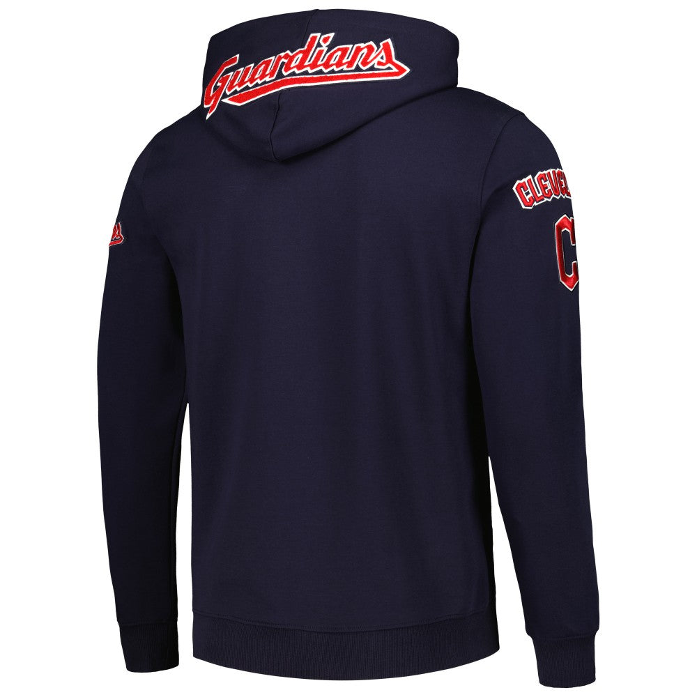 Cleveland Guardians Pro Standard Team Logo Pullover Hoodie - Navy Hoodies