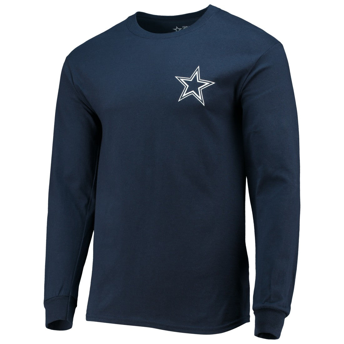 Dallas Cowboys #1 Dad Long Sleeve T-Shirt - Navy T-shirts
