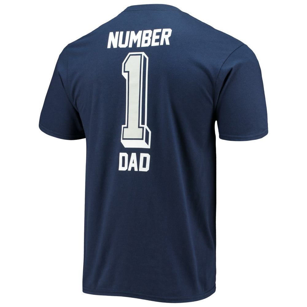 Dallas Cowboys #1 Dad T-Shirt - Navy T-shirts