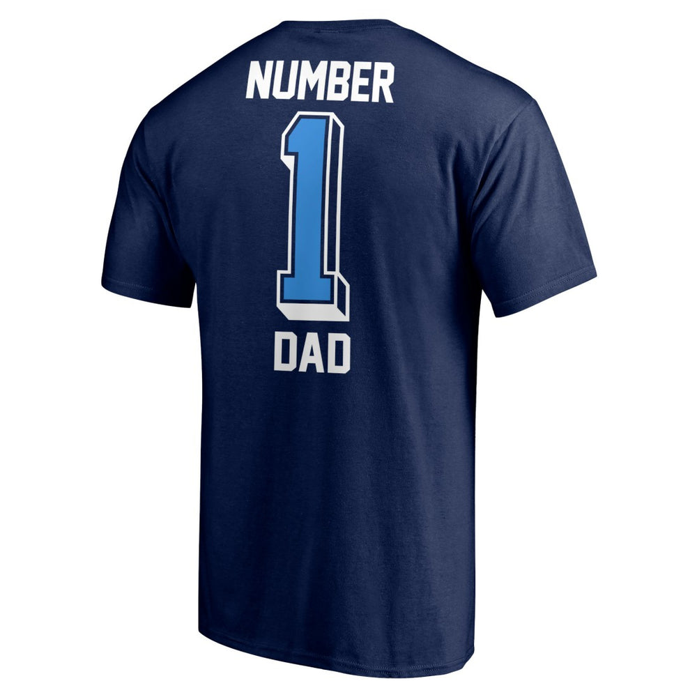 Tennessee Titans #1 Dad T-Shirt - Navy T-shirts