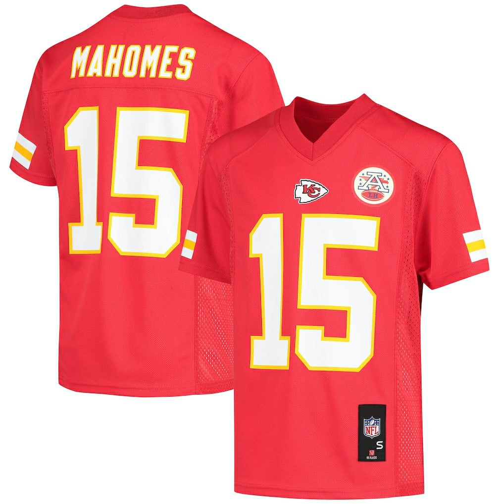 Patrick Mahomes Kansas City Chiefs Youth Replica Player Jersey - Red Jerseys