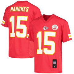 Patrick Mahomes Kansas City Chiefs Youth Replica Player Jersey - Red Jerseys