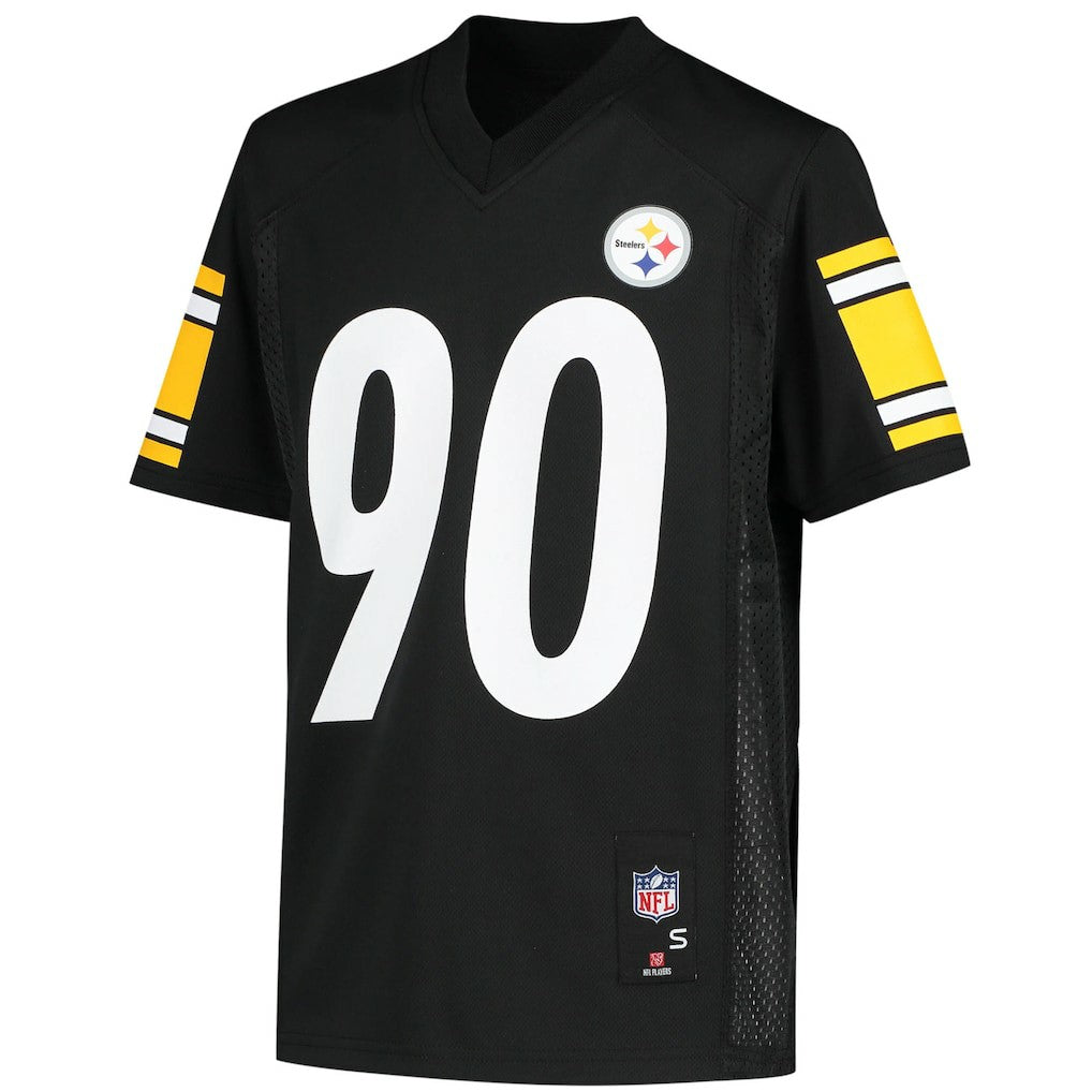 T.J. Watt Pittsburgh Steelers Youth Replica Player Jersey - Black Jerseys