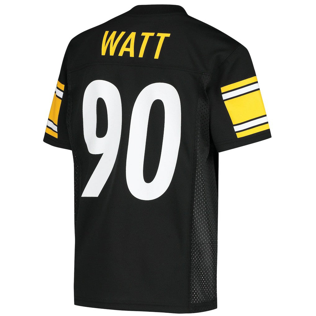 T.J. Watt Pittsburgh Steelers Youth Replica Player Jersey - Black Jerseys