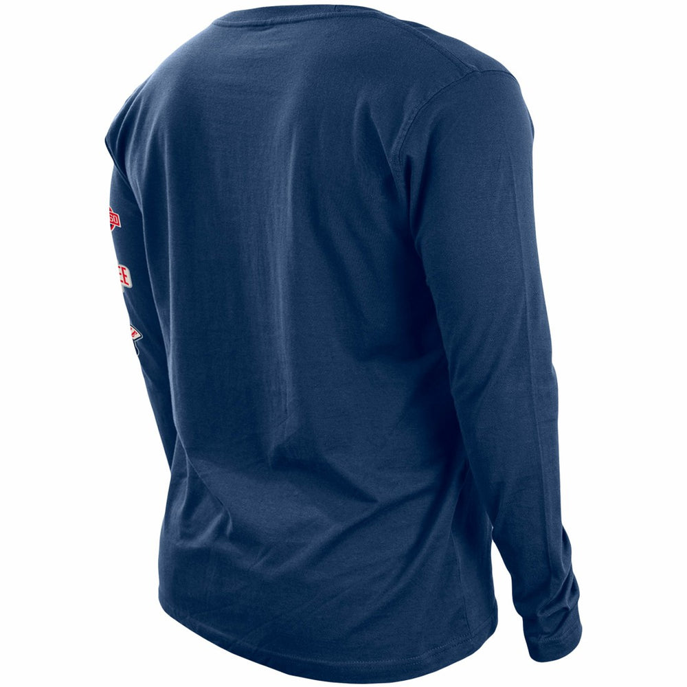 Tennessee Titans New Era Hype 2-Hit Long Sleeve T-Shirt - Navy T-shirts