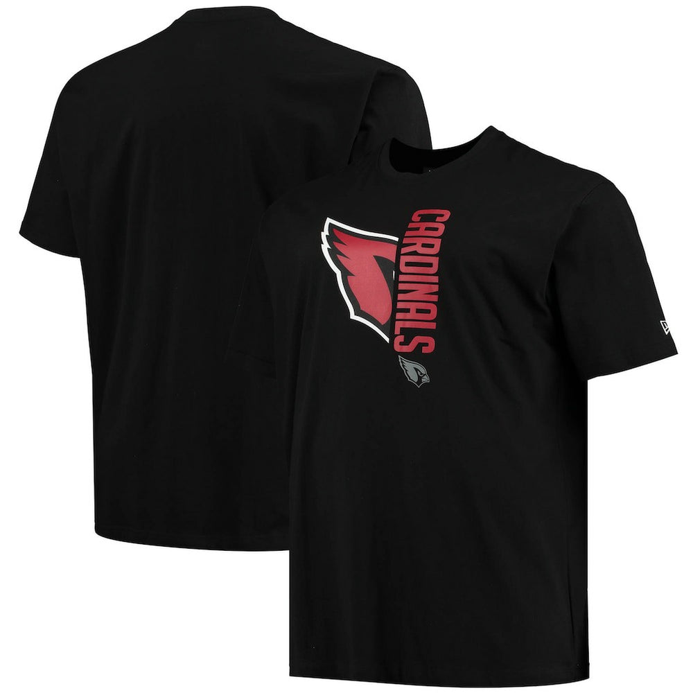 Arizona Cardinals New Era Big & Tall 2-Hit T-Shirt - Black T-shirts