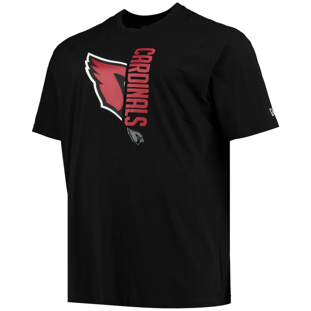 Arizona Cardinals New Era Big & Tall 2-Hit T-Shirt - Black T-shirts