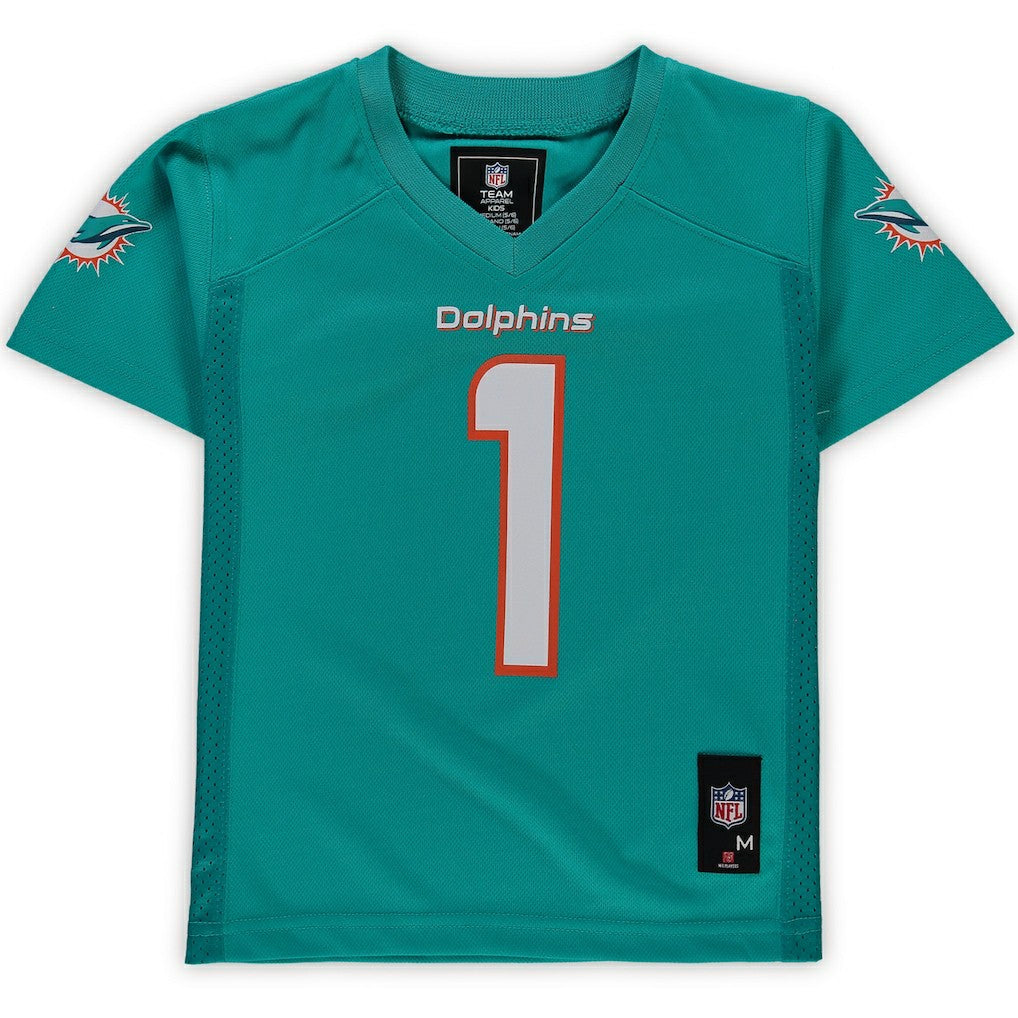 Tua Tagovailoa Miami Dolphins Preschool Replica Player Jersey - Aqua Jerseys