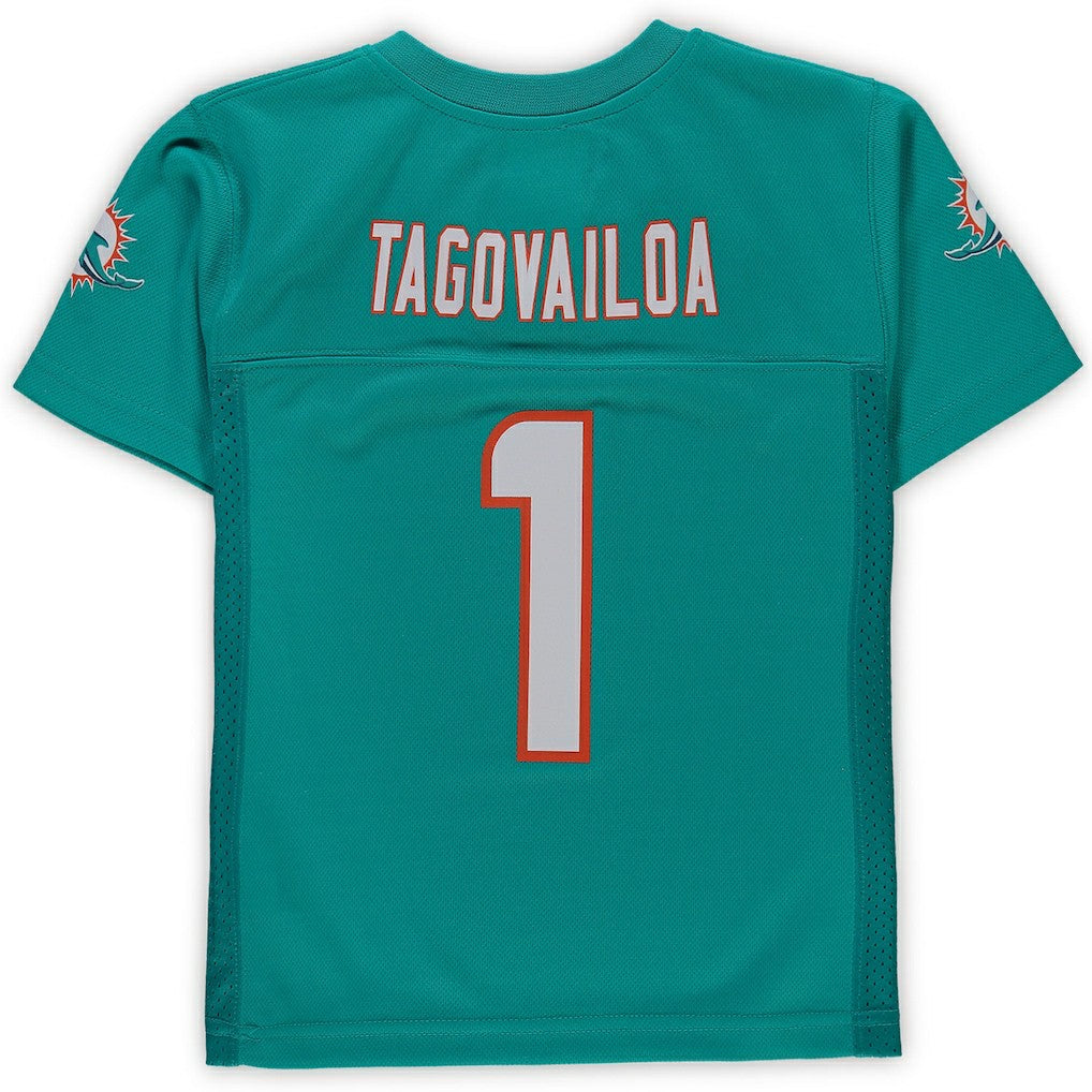 Tua Tagovailoa Miami Dolphins Preschool Replica Player Jersey - Aqua Jerseys