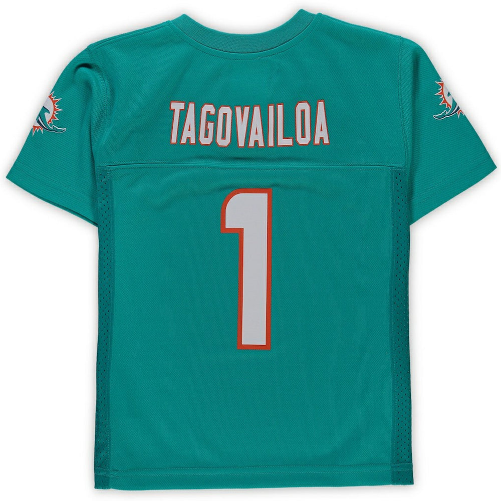 Tua Tagovailoa Miami Dolphins Preschool Replica Player Jersey - Aqua Jerseys