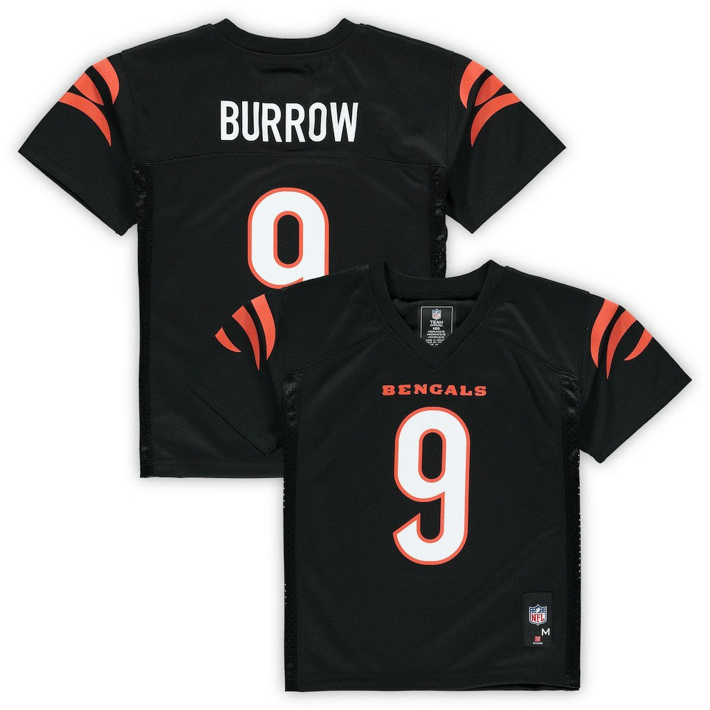 Joe Burrow Cincinnati Bengals Preschool Replica Player Jersey - Black Jerseys